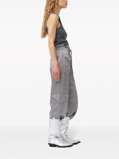 Shop Ganni Mid Shaft Embroidered Western