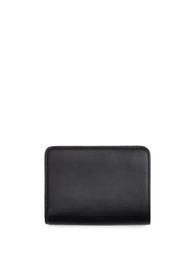 Marc Jacobs Black Leather Mini The Utility Snapshot Dtm Wallet