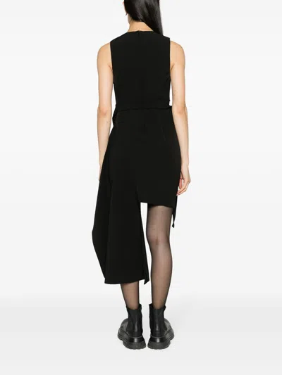 Moschino Sleeveless Draped Mini Dress