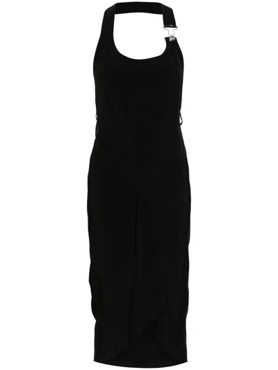 Moschino Jeans Halterneck Open-back Midi Dress