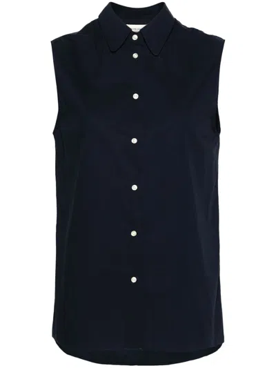 Officine Generale Poplin Organic-cotton Shirt
