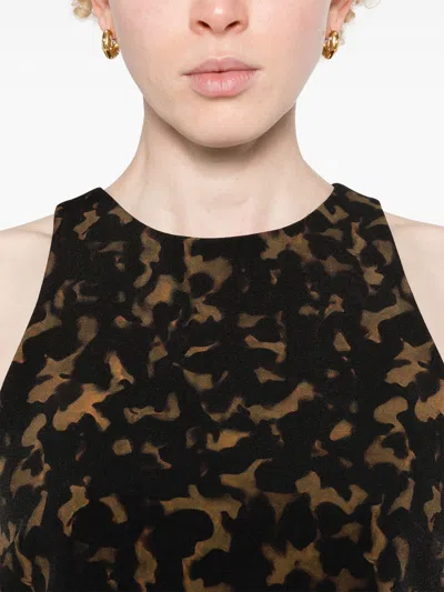 Theory Tortoiseshell Print Mini Dress