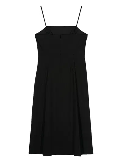 Theory A-line Midi Dress In Linen Blend