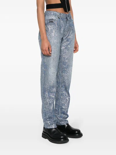 Versace Jeans Couture Mid-rise Slim-fit Jeans