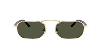 Persol Rectangle-frame Sunglasses In Grün