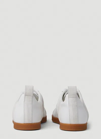 Totême Toteme Woman Sneakers White Size 11 Soft Leather In White