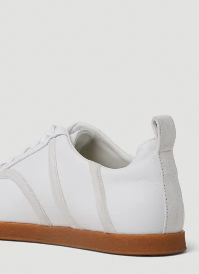 Totême Toteme Woman Sneakers White Size 11 Soft Leather In White