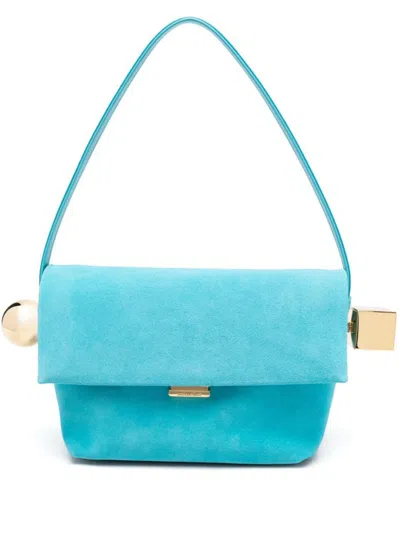 JACQUEMUS JACQUEMUS LE ROND CARRE LEATHER SHOULDER BAG 