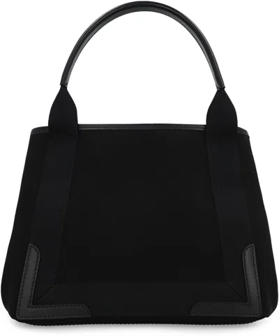 Balenciaga Women's Navy Cabas Xs Canvas Tote Bag In Black