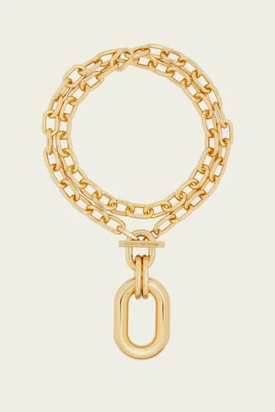 Rabanne Xl Link Pendant In Gold
