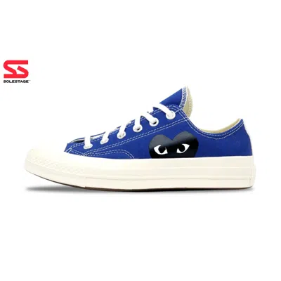 Converse X Cdg Chuck 70 Ox Sneakers In Blue