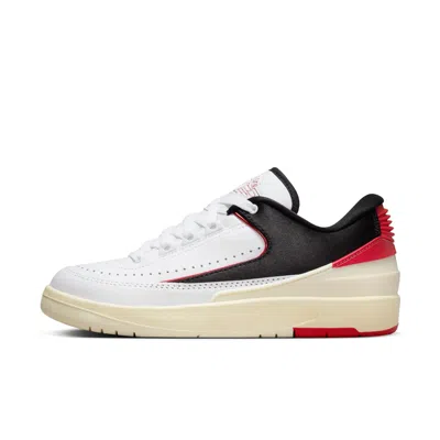 Nike Air Jordan 2 Retro Low White/university Red-black Fd4849-106 Women's In White