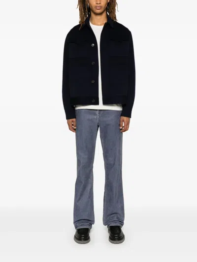 Bompard Double-sided Jacket In Blue