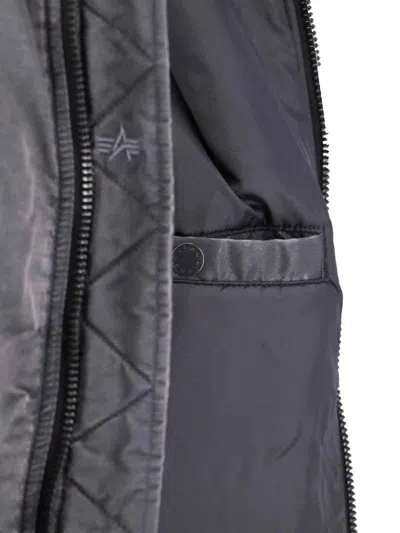 Alpha Industries Ma-1 Bomber Jacket In Grey