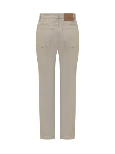 Ami Alexandre Mattiussi Ami Paris Jeans In Beige