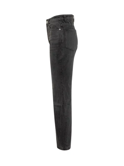 Shop Ami Alexandre Mattiussi Ami Paris Jeans In Black