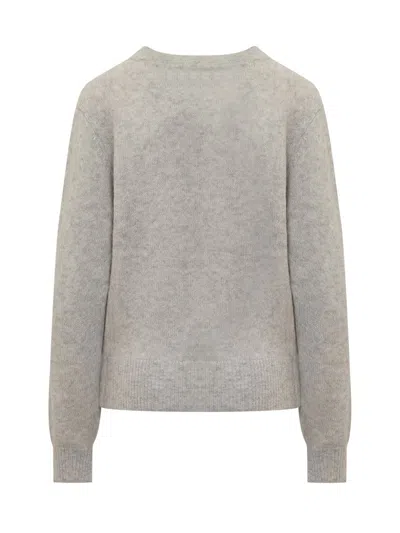 Isabel Marant Lusia-gb Sweater In Grey