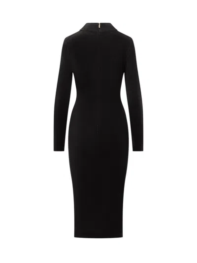 Michael Kors Stretch Dress Mixed Wool In Black