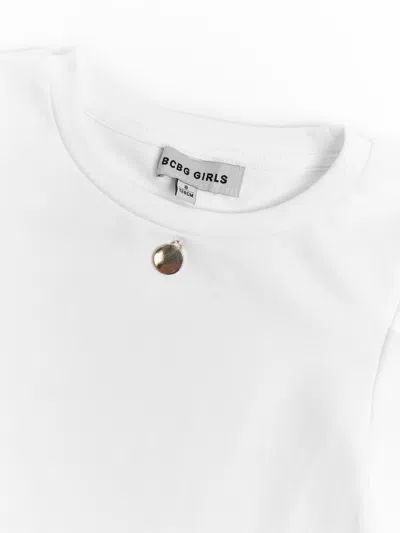 Bcbg Girls Puff Long Sleeve Top In Ivory