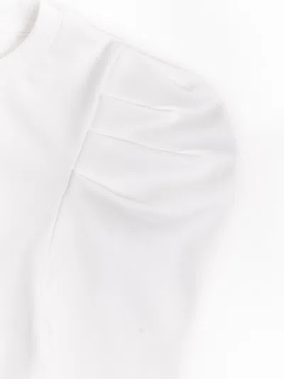 Bcbg Girls Puff Long Sleeve Top In Ivory