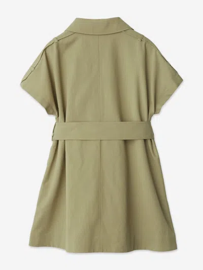 Burberry Girls Chloe Trench Dress In Beige