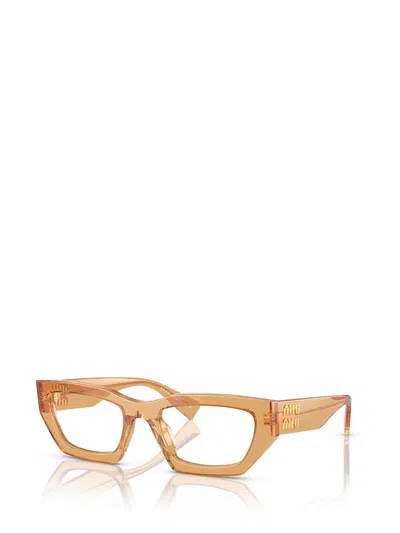 Miu Miu Eyewear Eyeglasses In Medlar Transparent