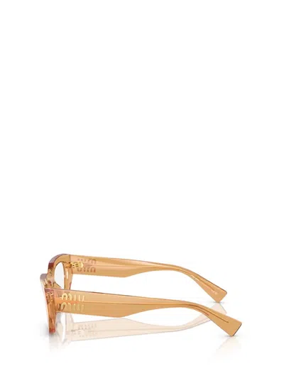 Miu Miu Eyewear Eyeglasses In Medlar Transparent