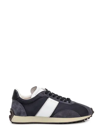 Tod's Low Top Sneakers In Midnight Blue/white In Blue
