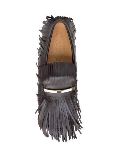 Shop Tod's Yorky Moccasin In Brown