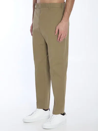 Pt Torino Edge Trousers In Beige