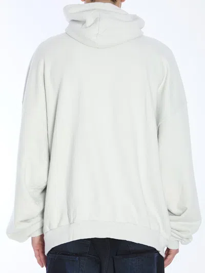 Balenciaga Planet Earth Hoodie In White