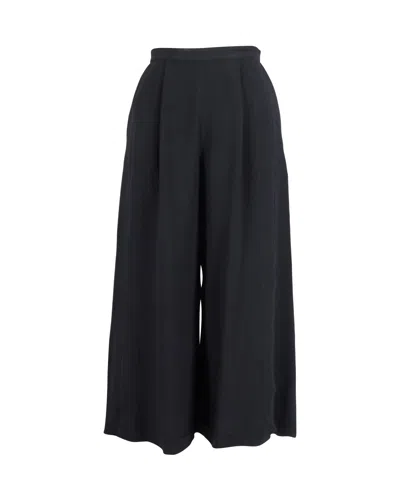 Proenza Schouler Crepe Culottes In Black Acetate In Black