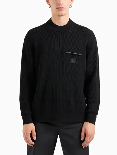 Armani Exchange Sweaters In Black