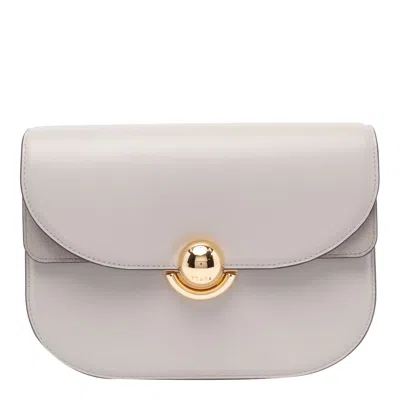 Furla Vanilla Small Sfera Crossbody Bag In Grey