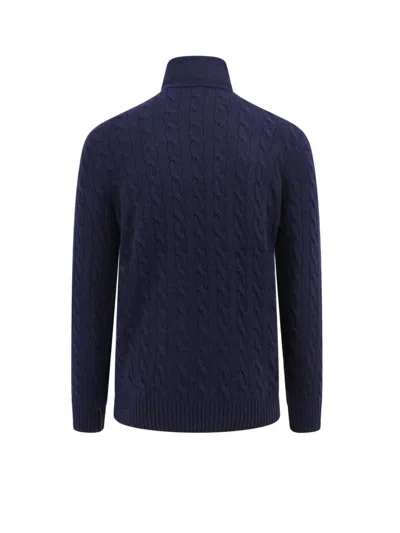 Polo Ralph Lauren Roll-neck Sweater In Blue