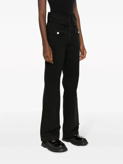 Moschino Jeans Folded-edge Flared Jeans