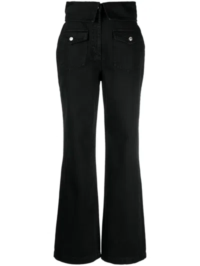 Moschino Jeans Folded-edge Flared Jeans