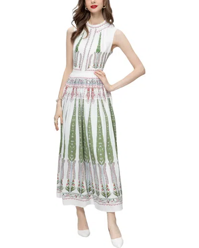 Burryco Maxi Dress In White