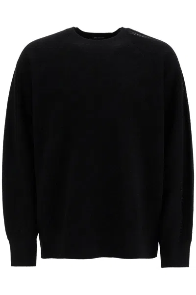 Y-3 Wool Crewneck Pullover In Black