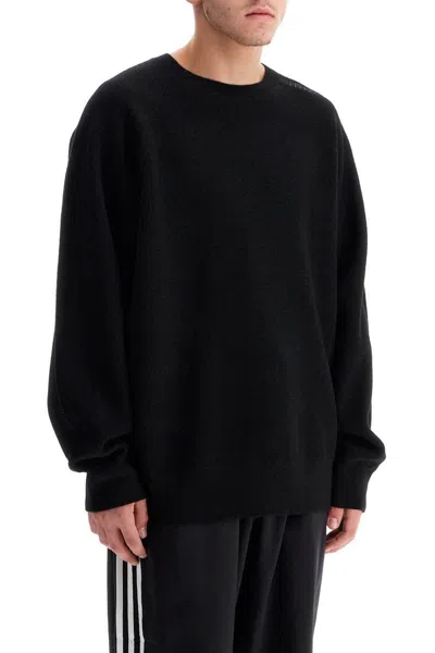 Y-3 Wool Crewneck Pullover In Black