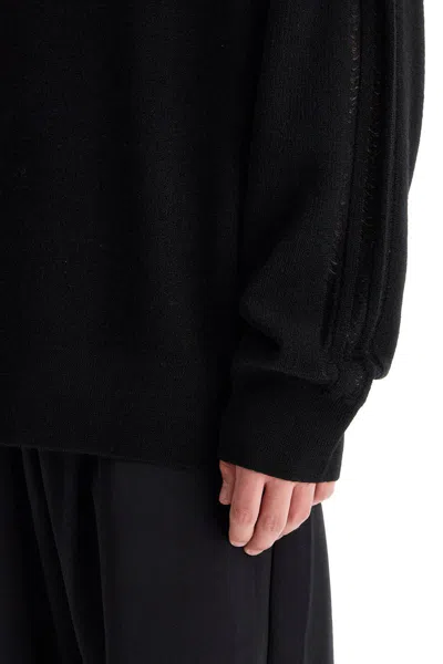 Y-3 Wool Crewneck Pullover In Black