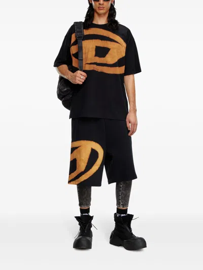Diesel Crew Neck Graphic Print Short Sleeves T-shirt