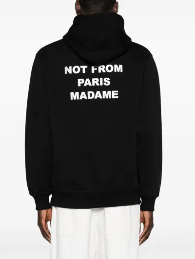 Shop Drôle De Monsieur Drole De Monsieur Le Hoodie Slogan