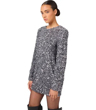 Elisabetta Franchi Sequinned Chenille Mini Dress