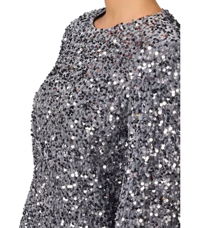 Elisabetta Franchi Sequinned Chenille Mini Dress