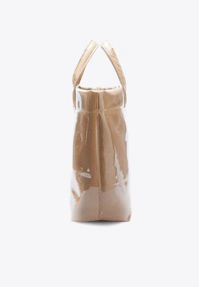 Palm Angels Bear In Mind Tote Bag In Brown