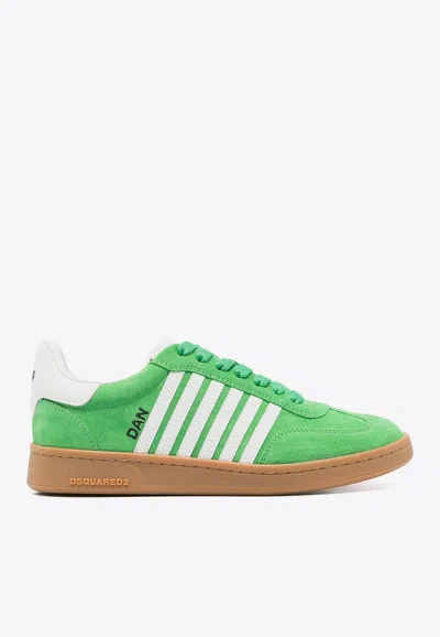 Dsquared2 Green Low Top Sneakers In Green