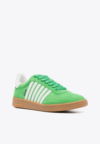 Dsquared2 Green Low Top Sneakers In Green