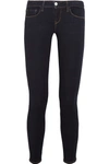 L Agence The Margot Cropped High-rise Skinny Jeans In Midnight