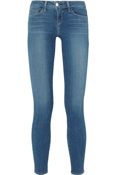 Shop L Agence The Chantal Low-rise Skinny Jeans